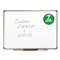 QUARTET MFG. Prestige Total Erase Whiteboard, 36 x 24, White Surface, Euro Titanium Frame