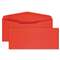 QUALITY PARK PRODUCTS Colored Envelope, #10, Red, 25/Pack