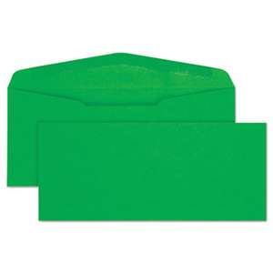 QUALITY PARK PRODUCTS Colored Envelope, #10, Green, 25/Pack