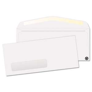 QUALITY PARK PRODUCTS Window Envelope, #10, White, Recycled, 500/Box