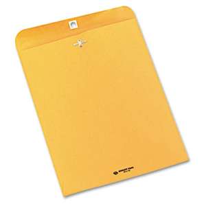 QUALITY PARK PRODUCTS Clasp Envelope, Side Seam, 10 x 13, 28lb, Brown Kraft, 250/Carton