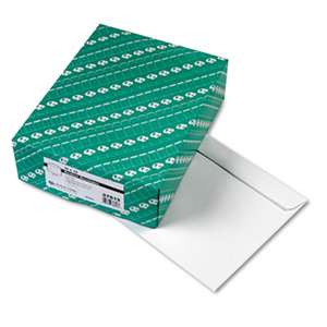 QUALITY PARK PRODUCTS Open Side Booklet Envelope, 13 x 10, White, 100/Box