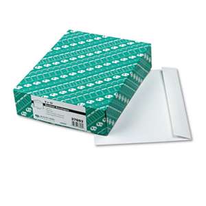 QUALITY PARK PRODUCTS Open Side Booklet Envelope, 12 x 9, White, 100/Box