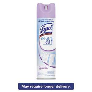 RECKITT BENCKISER Sanitizing Spray, Rejuvenating Morning Linen, 10 oz Aerosol Can