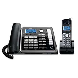 RCA ViSYS 25255RE2 Two-Line Corded/Cordless Phone System with Answering System
