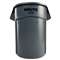 Rubbermaid Commercial 264360GY Brute Vented Trash Receptacle, Round, 44 gal, Gray