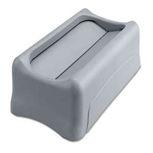 Rubbermaid Commercial 267360GY Swing Lid for Slim Jim Waste Container, Gray