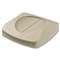 RUBBERMAID COMMERCIAL PROD. Swing Top Lid for Untouchable Recycling Center, 16" Square, Beige