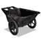 RUBBERMAID COMMERCIAL PROD. Big Wheel Agriculture Cart, 300-lb Cap, 32-3/4 x 58 x 28-1/4, Black