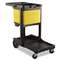 RUBBERMAID COMMERCIAL PROD. Locking Cabinet, For Rubbermaid Commercial Cleaning Carts, Yellow