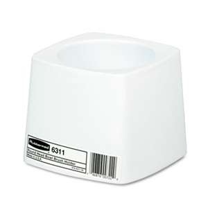 RUBBERMAID COMMERCIAL PROD. Holder for Toilet Bowl Brush, White Plastic