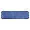 RUBBERMAID COMMERCIAL PROD. Microfiber Wet Room Pad, Split Nylon/Polyester Blend, 18", Blue, 12/Carton