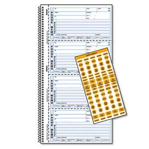 REDIFORM OFFICE PRODUCTS Wirebound Message Book, 5 x 2 3/4, Two-Part Carbonless, 400 Forms, 120 Labels