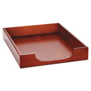 ROLODEX Wood Tones Letter Desk Tray, Wood, Mahogany