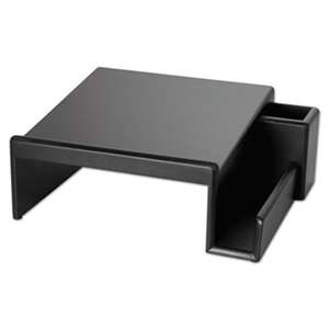 ROLODEX Wood Tones Phone Center Desk Stand, 12 1/8 x 10, Black