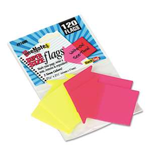 REDI-TAG CORPORATION SeeNotes Transparent-Film Arrow Page Flags, Neon Assorted, 60/Pad, 2 Pads