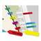 REDI-TAG CORPORATION Mini Arrow Page Flags, Blue/Mint/Purple/Red/Yellow, 154 Flags/Pack