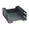 Rubbermaid 17671 Stackable High Capacity Front Load Letter Tray, Polystyrene, Ebony