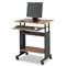 SAFCO PRODUCTS Adjustable Height Workstation, 29-1/2 x 22d x 34h, Cherry/Black