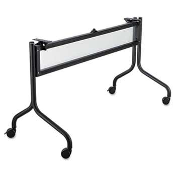 Safco 2031BL Impromptu Series Mobile Training Table Base, 49-1/2w x 24d x 28h, Black