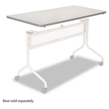 SAFCO PRODUCTS Impromptu Series Mobile Training Table Top, Rectangular, 60w x 24d, Gray