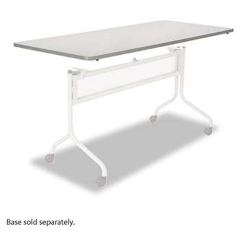 SAFCO PRODUCTS Impromptu Series Mobile Training Table Top, Rectangular, 72w x 24d, Gray