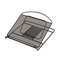 SAFCO PRODUCTS Onyx Adjustable Steel Mesh Laptop Stand, 12 1/4 x 12 1/4 x 1, Black
