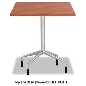 SAFCO PRODUCTS RSVP Series Standard Fixed Height Table Base, 28" dia. x 29h, Silver