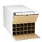 SAFCO PRODUCTS Tube-Stor Roll File, Storage Box, 24 x 37-1/2 x 12, White, 2/Ctn