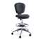 Safco 3442BL Metro Collection Extended Height Swivel/Tilt Chair, 22-33" Seat Height, Black