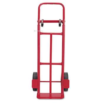 SAFCO PRODUCTS Two-Way Convertible Hand Truck, 500-600lb Capacity, 18w x 51h, Red