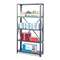 SAFCO PRODUCTS Commercial Steel Shelving Unit, Five-Shelf, 36w x 12d x 75h, Dark Gray