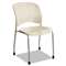 SAFCO PRODUCTS Rˆve Series Guest Chair W/ Straight Legs, Latte Plastic, Silver Steel, 2/Carton