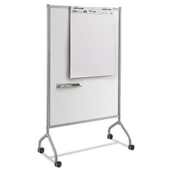 SAFCO PRODUCTS Impromptu Magnetic Whiteboard Collaboration Screen, 42w x 21 1/2d x 72h, Gray