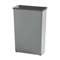 SAFCO PRODUCTS Rectangular Wastebasket, Steel, 22gal, Charcoal