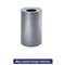 SAFCO PRODUCTS Open-Top Waste Receptacle, Round, Steel, 35gal, Black Speckle