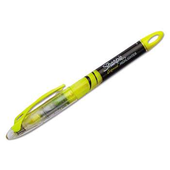 SANFORD Accent Liquid Pen Style Highlighter, Chisel Tip, Fluorescent Yellow, Dozen