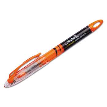 SANFORD Accent Liquid Pen Style Highlighter, Chisel Tip, Fluorescent Orange, Dozen