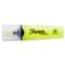 SANFORD Clearview Highlighter, Blade Tip, Fluorescent Yellow Ink, Dozen