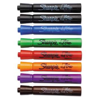SANFORD Flip Chart Markers, Bullet Tip, Eight Colors, 8/Set