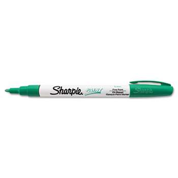 SANFORD Permanent Paint Marker, Fine Point, Green