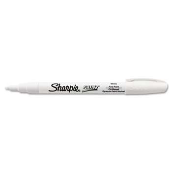 SANFORD Permanent Paint Marker, Fine Point, White