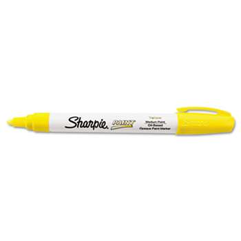 SANFORD Permanent Paint Marker, Medium Point, Yellow