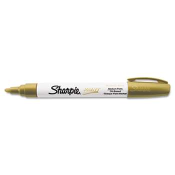 SANFORD Permanent Paint Marker, Medium Point, Gold