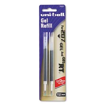 SANFORD Refill for uni-ball Signo Gel 207, Medium, Black Ink, 2/Pack