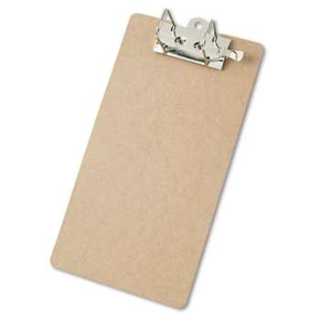 SAUNDERS MFG. CO., INC. Arch Clipboard, 2" Capacity, Holds 8 1/2"w x 14"h, Brown