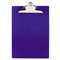 SAUNDERS MFG. CO., INC. Recycled Plastic Clipboards, 1" Clip Cap, 8 1/2 x 12 Sheets, Blue