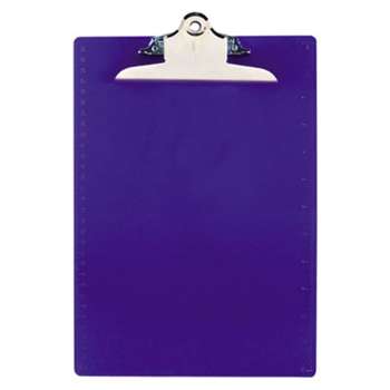 SAUNDERS MFG. CO., INC. Recycled Plastic Clipboards, 1" Clip Cap, 8 1/2 x 12 Sheets, Blue