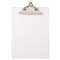 SAUNDERS MFG. CO., INC. Recycled Plastic Clipboards, 1" Clip Cap, 8 1/2 x 12 Sheets, Clear