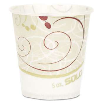 SOLO CUPS Paper Water Cups, Waxed, 5oz, 100/Pack